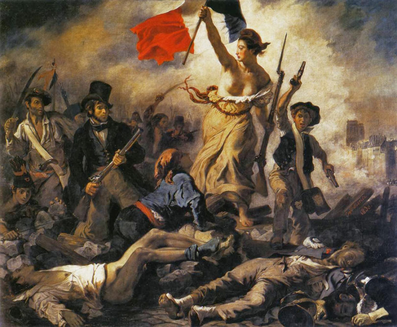 Obra 'A Liberdade Guiando o Povo