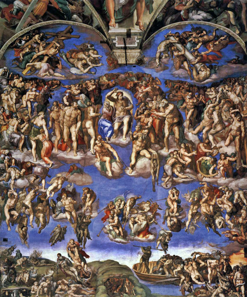 O juízo final, de Michelangelo