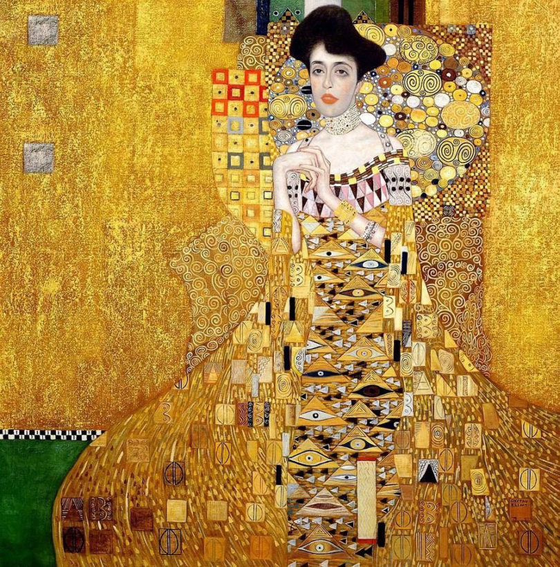 T A G A R E L I C E S: A história do quadro A dama dourada, de Klimt