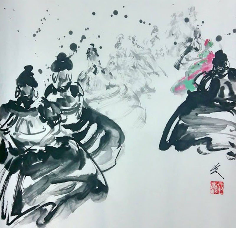 Sumi E E Uma Tecnica De Pintura Oriental Que Surgiu Na China Artout